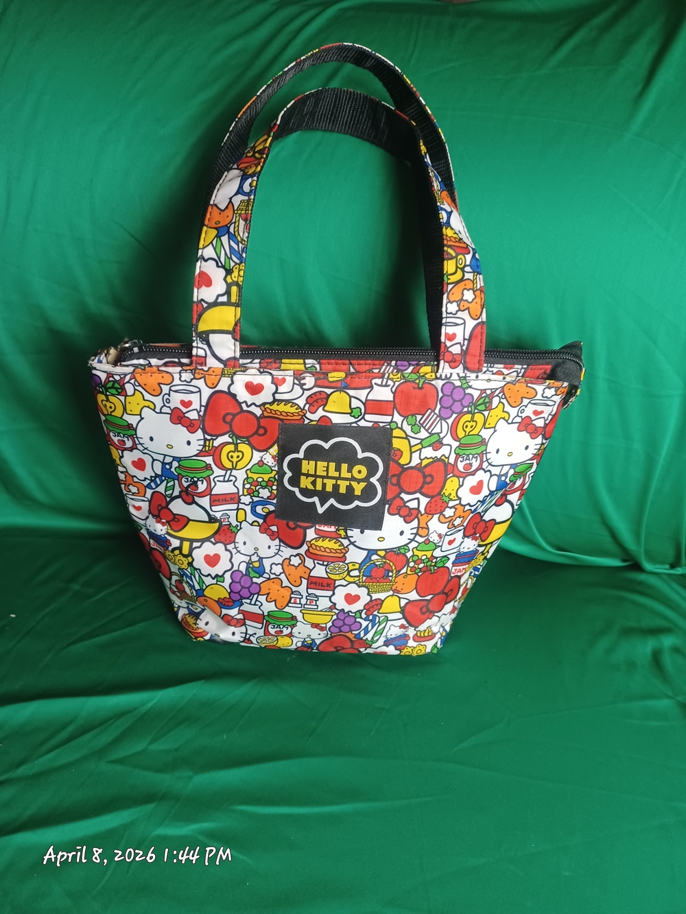 Hello Kitty Multicolor Printed Tote Bag - Cute Graphic Handbag